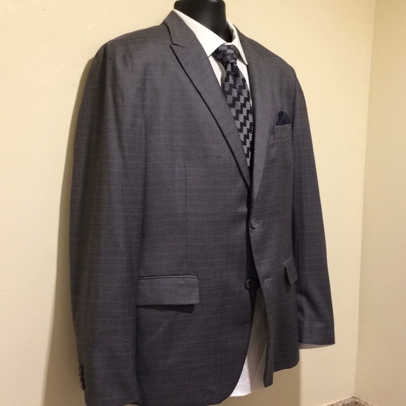 American Rag XL Grey Men’s Window Pane Jacket - Picture 2 of 8